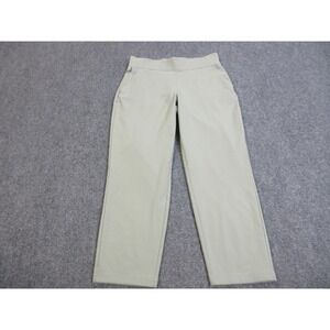 Columbia Pants Womens 12 Green Stretch Ankle Hiking Travel‎ Zip Pocket Outdoor